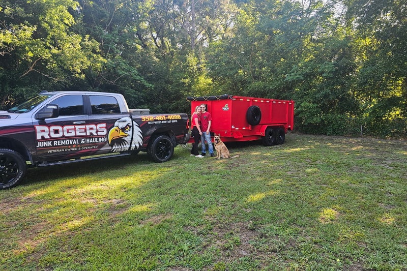 Equipment Hauling removal by Rogers Junk Removal